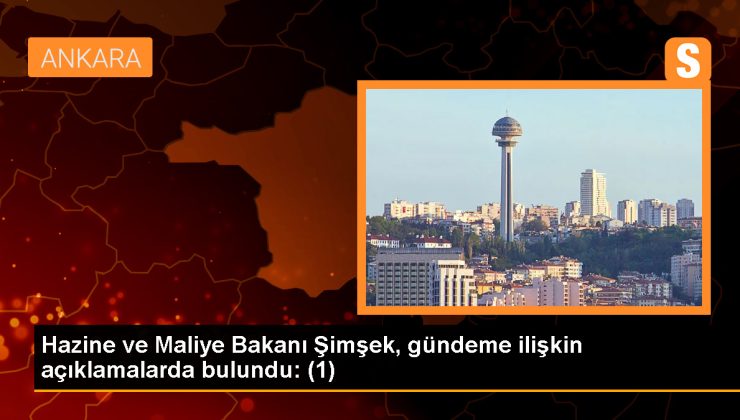 Hazine ve Maliye Bakanı Mehmet Şimşek’ten vergi ve ekonomi açıklamaları