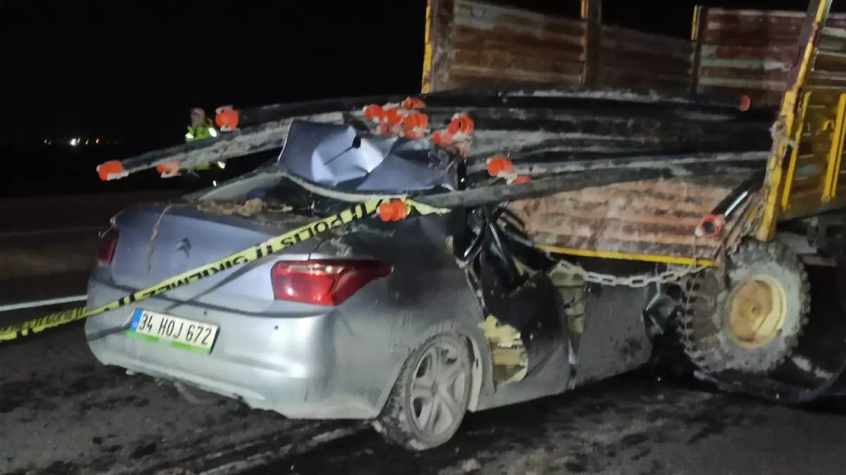 Konya’da Trafik Kazası: Bir Kişi Hayatını Kaybetti